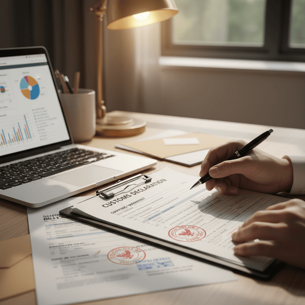 Customs documentation and compliance paperwork review